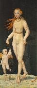 CRANACH, Lucas the Younger Venus and Amor fghe Germany oil painting reproduction